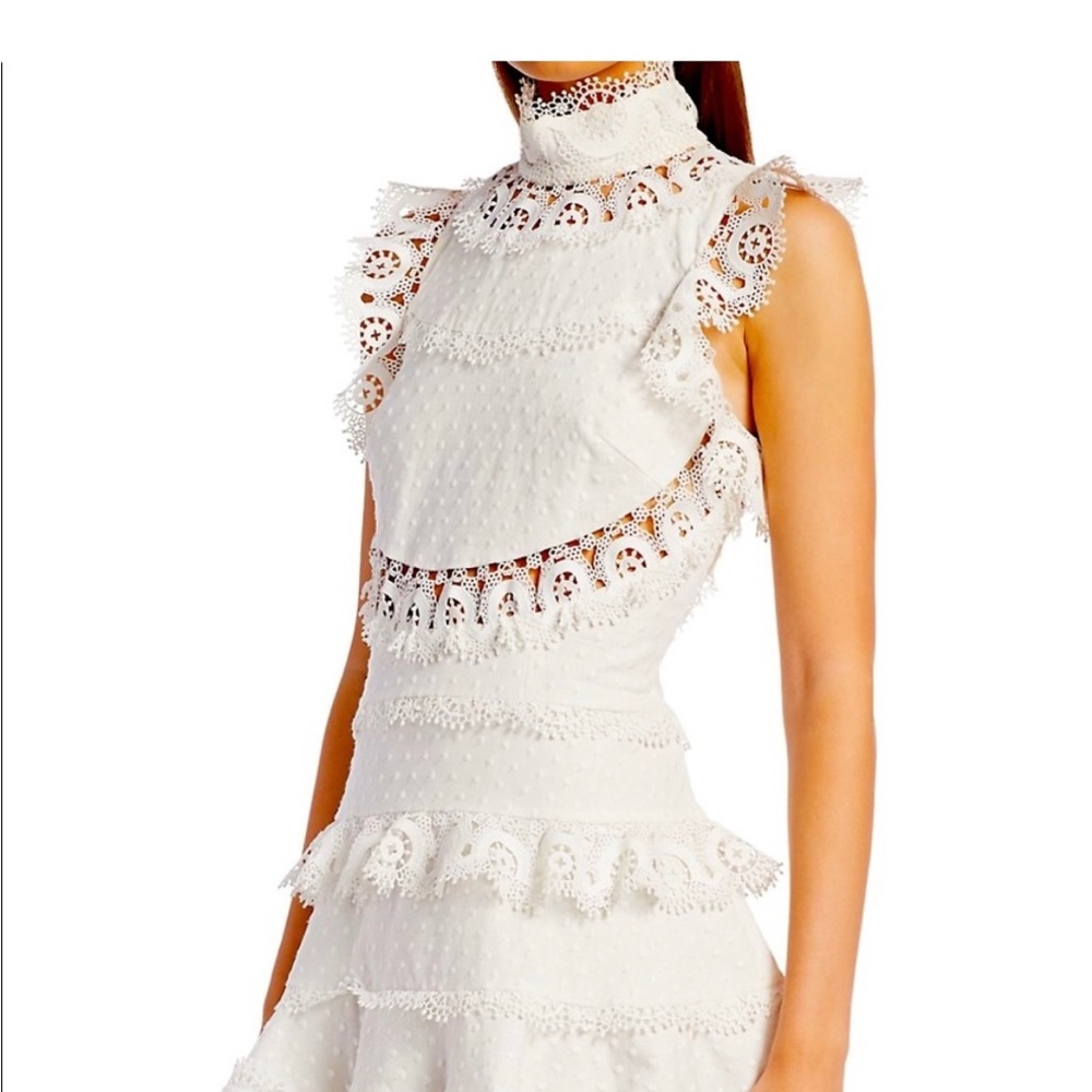 Zimmerman white dress NWT embroidered